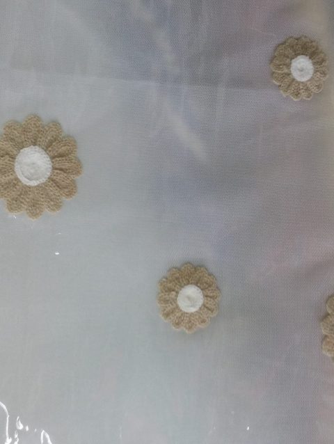 Tulle Embroidered Daisy