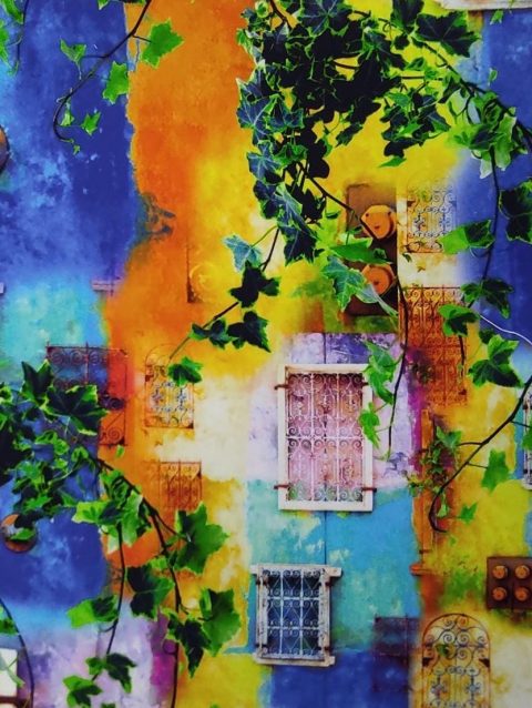 Atlas Cotton Prints #10 Orange