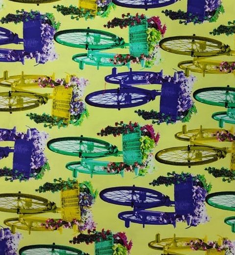 Atlas Cotton prints #12 Green