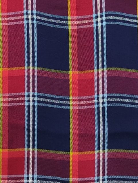 Check Rayon #23 Navy