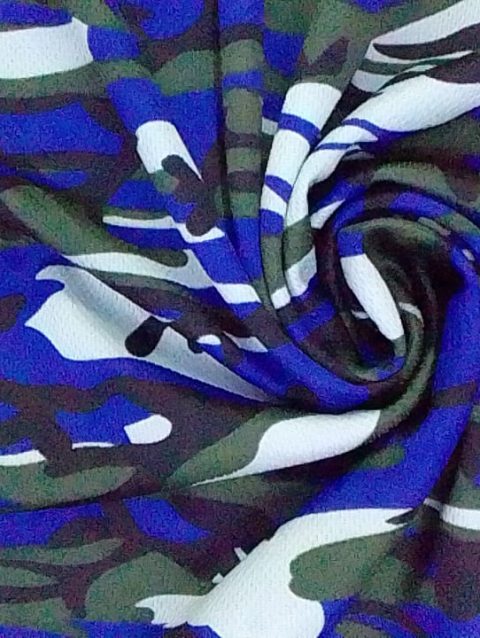 Printed Camo Birds Eye
