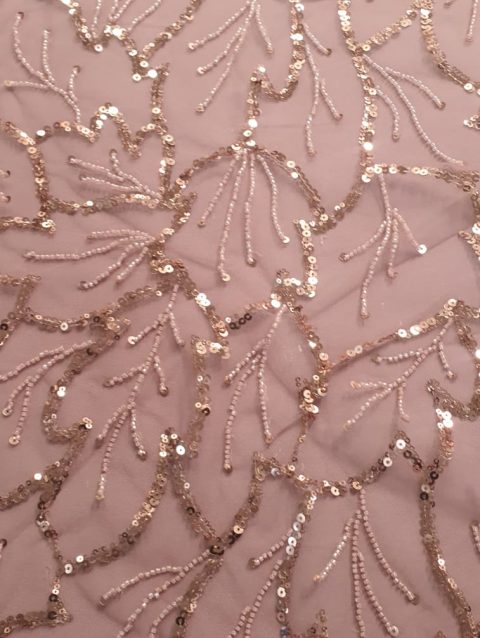 Leaf Sequince Tulle