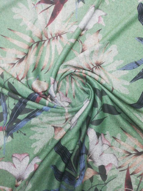 Printed hachi knit
