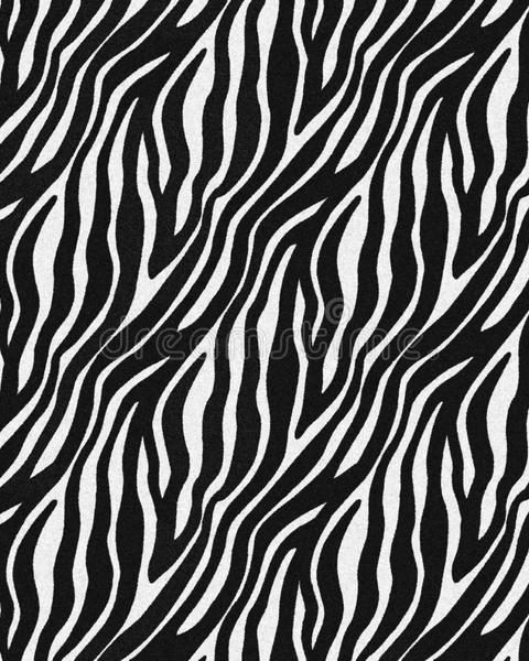 Printed Hairy Fur