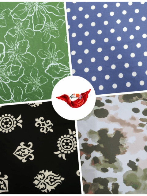 Printed Slub Linen
