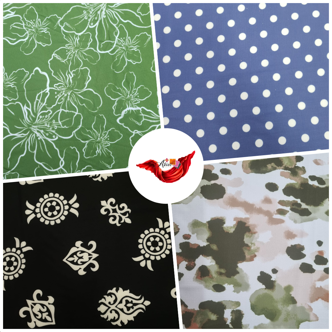 Printed Slub Linen