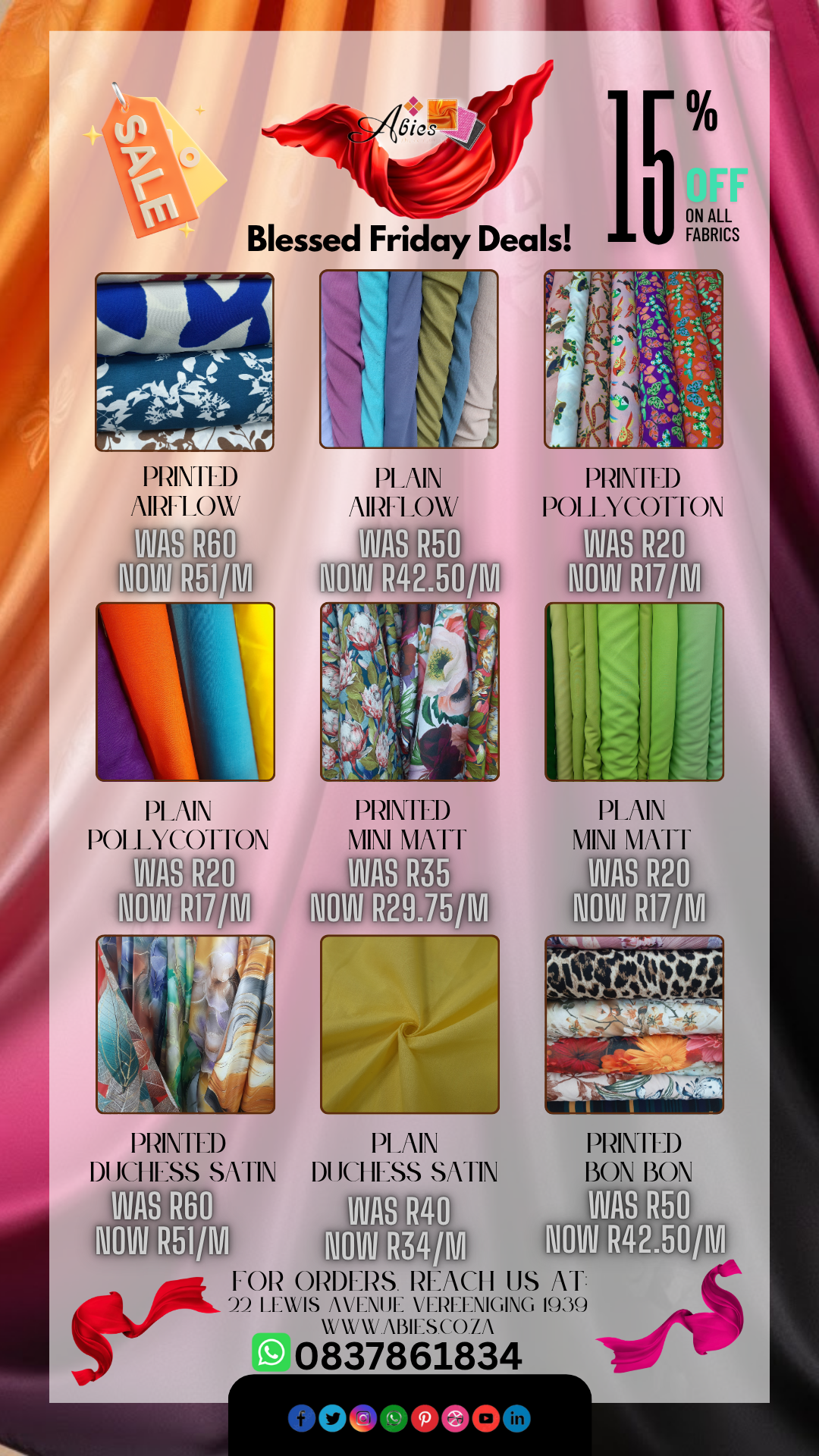 Abie’s Blessed Friday Sale