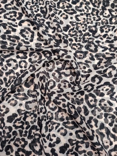 Animal Print Chiffon