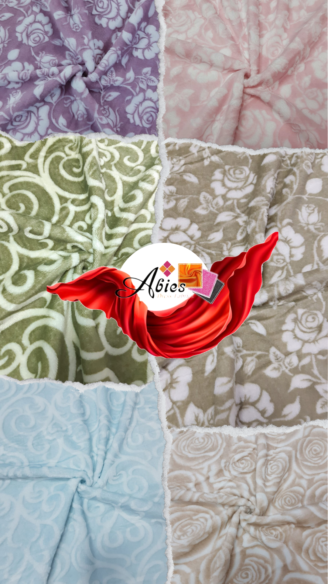 ✨🧵 Textured Luxury with a Fluffy Finish : JACQUARD MONGOLIAN FLEECE 🧵✨