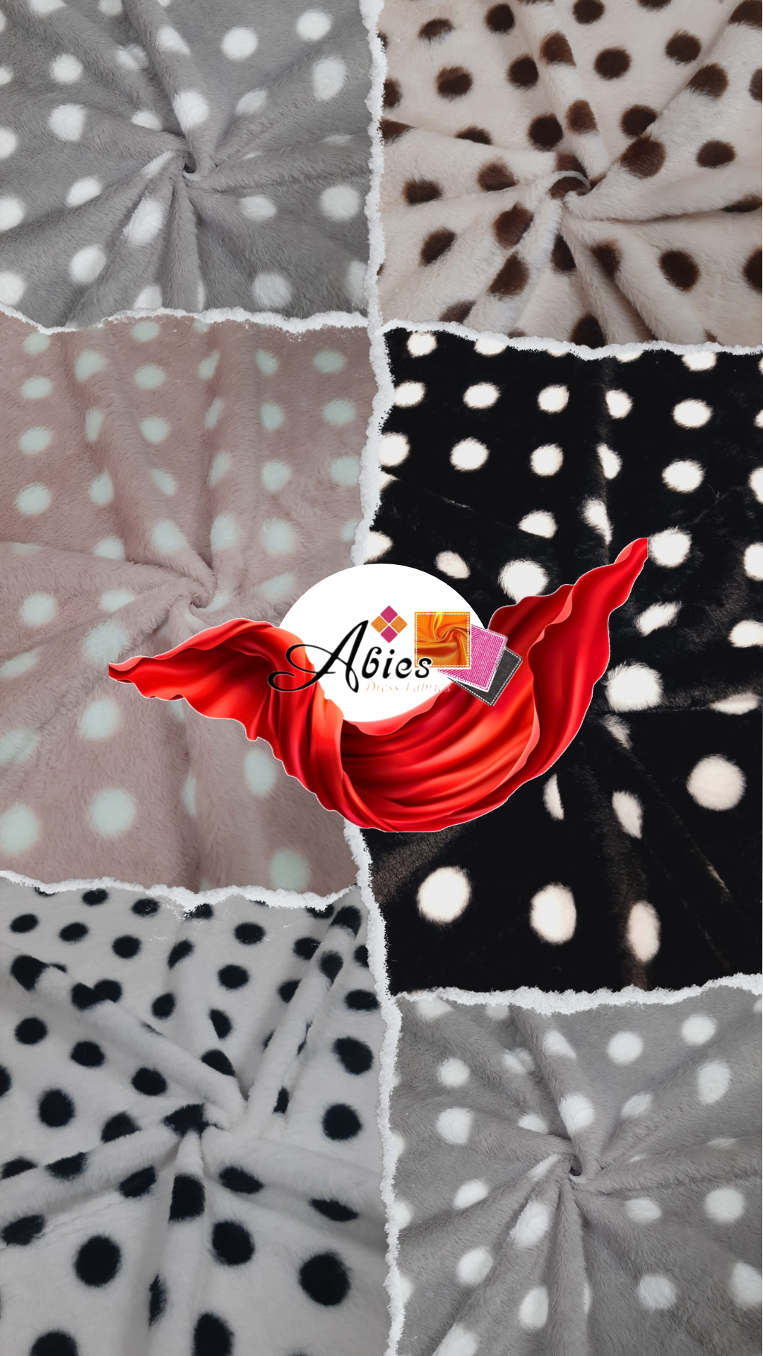 🐾✨ Playful Prints. Cozy Comfort : POLKA DOT FUR ✨🐾