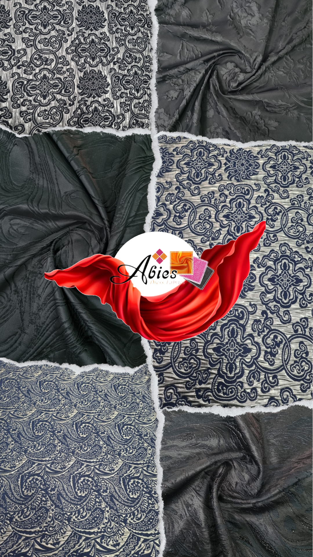 ✨🧵 Luxury Woven Into Every Detail with our NEW Brocade Fabric 🧵✨