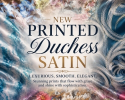 Foil Duchess Satin Printed