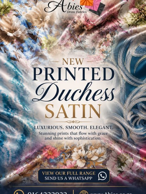 Foil Duchess Satin Printed