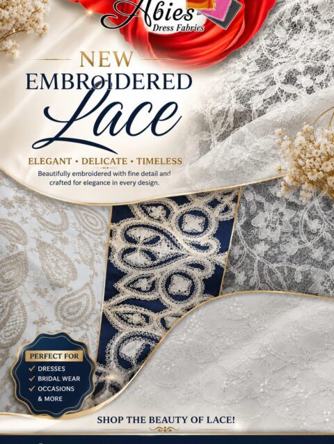 Embroidered Lace