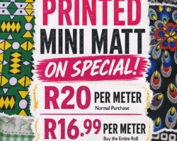 Printed Mini Matt Clearance